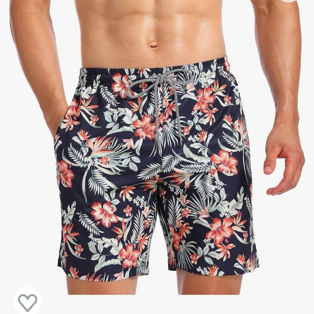 Mens Swim Trunks Large